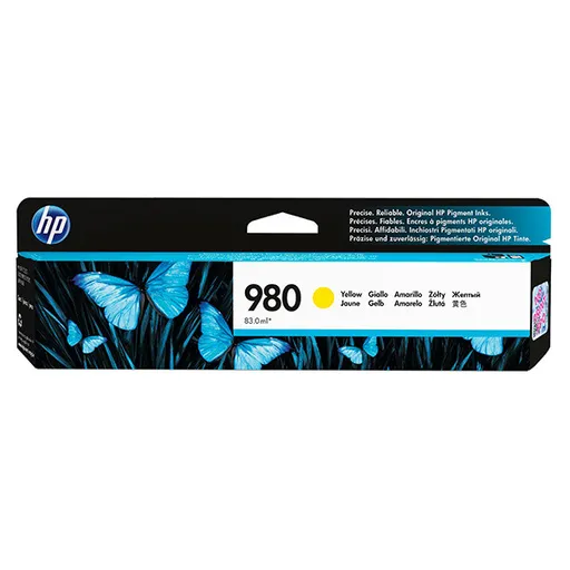 HP D8J09A - originálna cartridge HP 980, žltá, 24ml