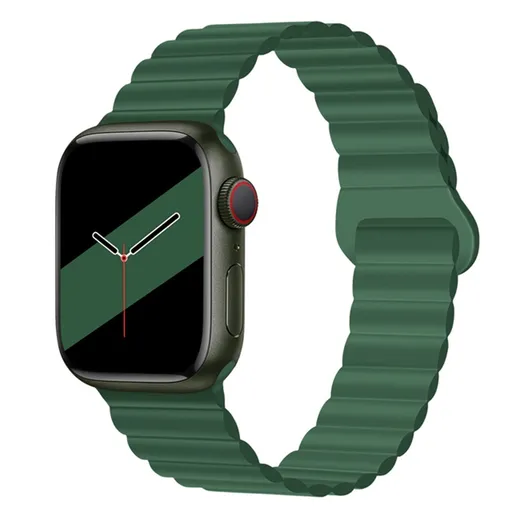 REVERSE Silikónový remienok Apple Watch Ultra 1 / 2 / 3 (49mm) / 9 / 8 / 7 (45mm) / 6 / SE / 5 / 4 (44mm) / 3 / 2 / 1 (42mm) zelený