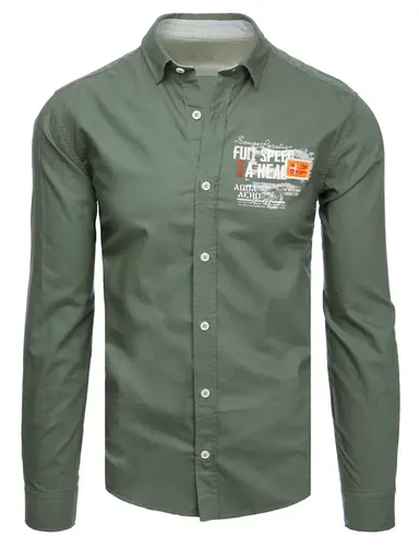 Senzačná košeľa v zelenom prevedení