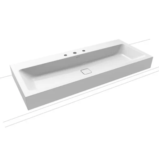 Kaldewei Cono umývadlo 3091 120x50 cm alpská biela bez prepadu 902706033001