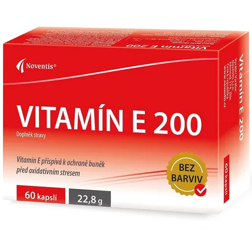 NOVENTIS Vitamín E 200 60 kapsúl