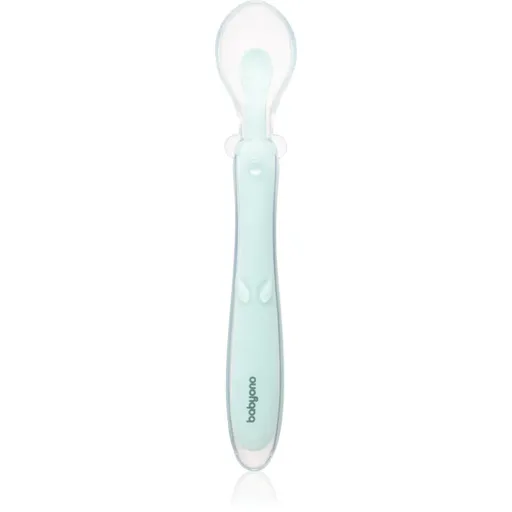 BabyOno Silicone Spoon 6m+ lyžička Mint 1 ks