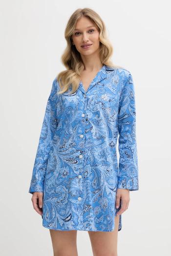 Pyžamová košeľa Lauren Ralph Lauren ružová farba, ILN32399