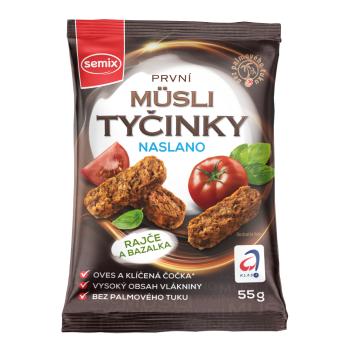 SEMIX Müsli tyčinky naslané paradajka a bazalka 55 g