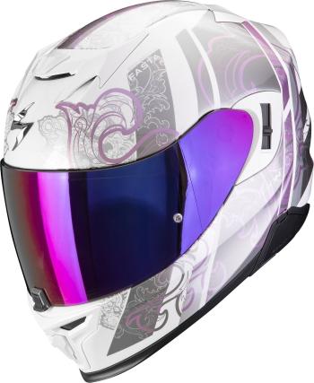 Scorpion EXO 520 EVO AIR FASTA White/Purple XS Prilba