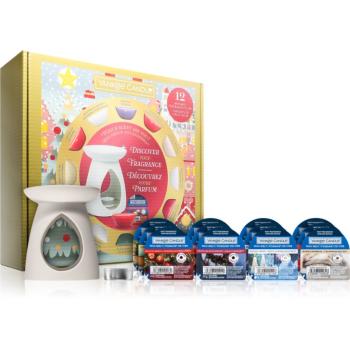 Yankee Candle Christmas Collection Aromalamp & 12 Wax Melts darčeková sada