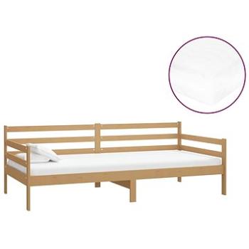 Shumee váľanda s matracom 90×200 cm medovohnedá masívne borové drevo, 3083592