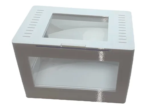 Terárium pre pavúky a hmyz BLOCK biela 150x100x100 mm