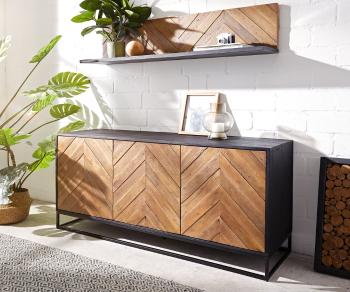 Komoda Famke 145 cm mango teak 3 dvierka