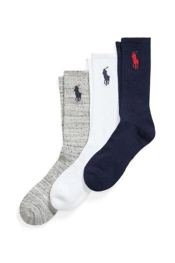 Ponožky Polo Ralph Lauren 3-pak viac farieb, 449858064
