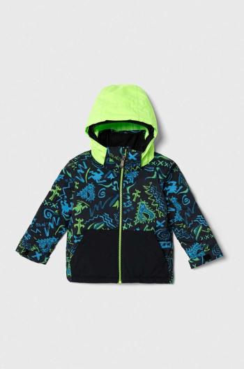 Detská lyžiarska bunda Quiksilver zelená farba
