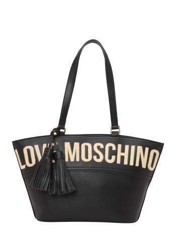 Love Moschino Shopper táska 'Item Cabas'  bézs / fekete