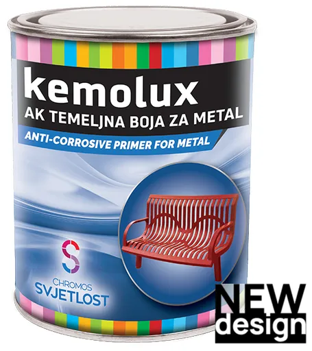 KEMOLUX - Základná farba na kov biela 0,2 l