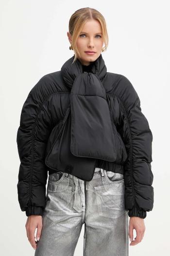 Bunda Patrizia Pepe čierna farba, prechodná, 8O0180 A609