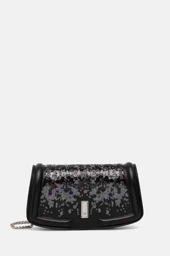 Kožená kabelka BOSS Ariell Clutch SQ