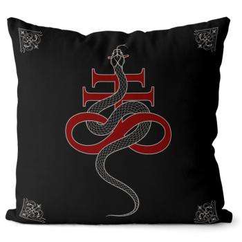 Vankúš Gothic snake (Veľkosť: 40 x 40 cm)
