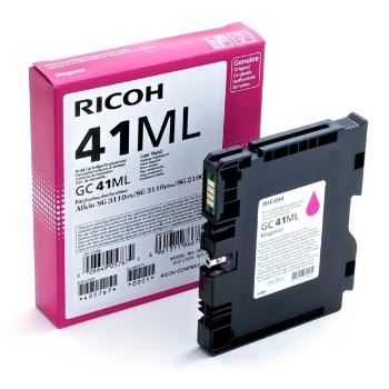 Ricoh GC41M 405767 purpurová (magenta) originálna gélová cartridge