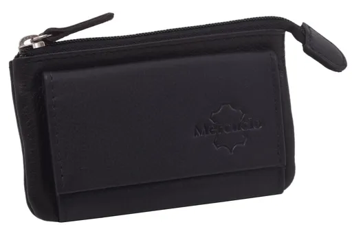 Kožená kľúčenka MERCUCIO čierna 2511495