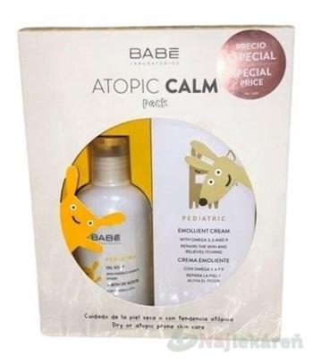 Babé dieťa atopické telové mlieko 200 ml + atopický kúpeľový gél 200 ml darčeková sada