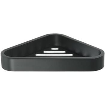 GEDY SMART rohová polička do sprchy, 170 × 30 × 170 mm, čierna mat (328314)