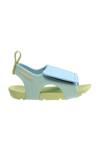 Detské sandále Havaianas BABY PLAY zelená farba, 4147754
