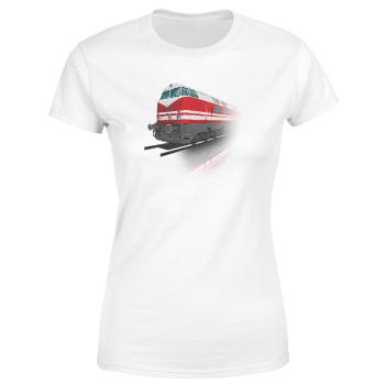 Tričko Lokomotíva V 180 (DR) – detské (Veľkosť: 2XL, Typ: pre ženy, Farba tričká: Biela)