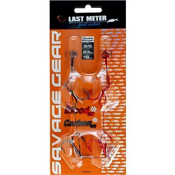 Savage Gear Carbon49 Double Stinger Veľkosť 2/0 13,5 cm 23 kg 2 ks (5706301548849)