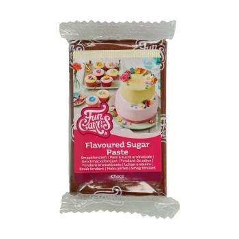 Cakesupplies Hnědý rolovaný fondant s čokoládovou příchutí (barevný fondán)