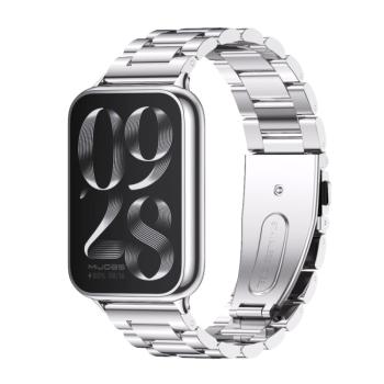 CLASSIC Kovový remienok pre Xiaomi Smart Band 9 Pro strieborný