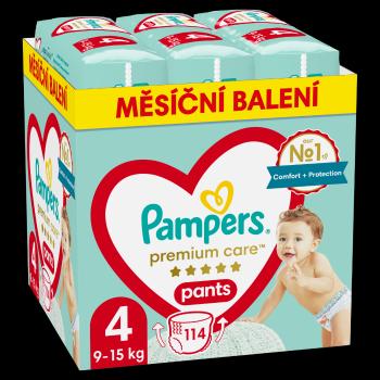 Pampers Premium Care Pants vel. 4 9–15 kg plenkové kalhotky 114 ks