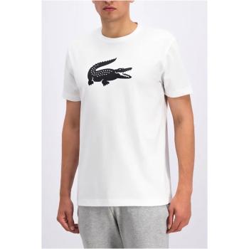 Lacoste  TH3377  Tričká s krátkym rukávom Biela