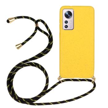 ROPE Kryt so šnúrkou Xiaomi 12 / Xiaomi 12X žltý