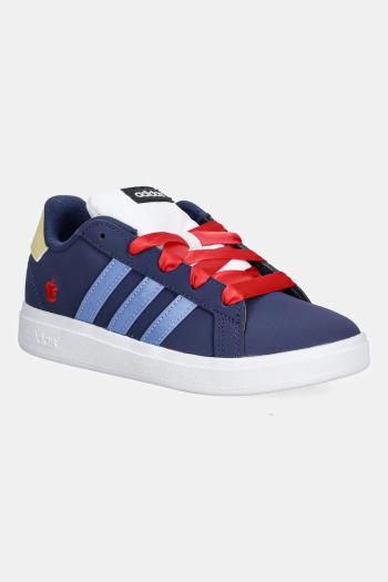 Detské tenisky adidas GRAND COURT 00s SNOW WHITE tmavomodrá farba, JQ6680