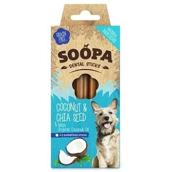 Soopa Dentální tyčinky s kokosom a chia semienkami 100 g (5060289920579)