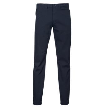 Selected  SLHSLIM-NEW MILES 175 FLEX CHINO  Nohavice Chinos/Nohavice Carrot Námornícka modrá