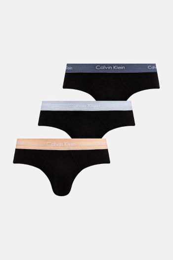 Slipy Calvin Klein Underwear 3-pak čierna farba, 0000U2661G