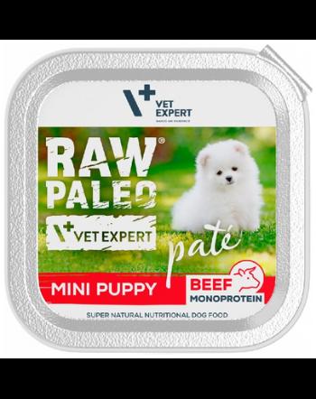 VETEXPERT Pate catelusi talie mica Raw Paleo Pate Puppy Mini 150g cu vita