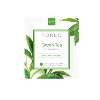 Foreo Osviežujúca a upokojujúca pleťová maska Green Tea (Purifying Mask) 6 x 6 g