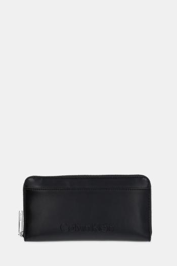 Peňaženka Calvin Klein dámska, čierna farba, K60K612952