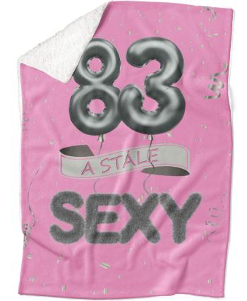 Deka Stále sexy – Ružová (vek: 83, Podšitie baránkom: ÁNO)