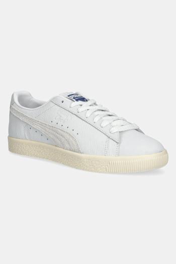 Kožené tenisky Puma Clyde Laundry Boys II šedá farba, 401043