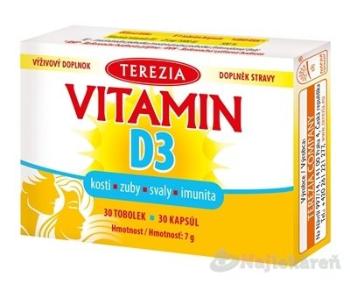 TEREZIA Vitamín D3 1000 IU 30 ks