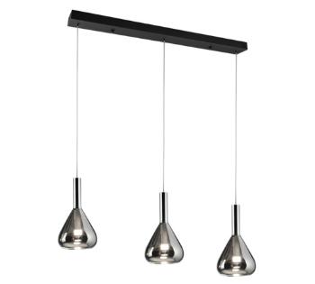 LED závesné osvetlenie Cinque Cipera čierna 345010332