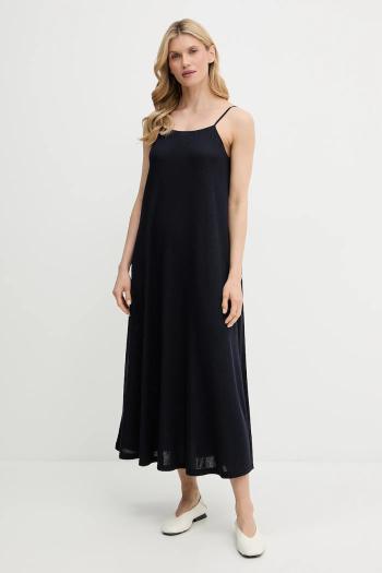 Šaty Marc O'Polo tmavomodrá farba, maxi, oversize, 5000006568