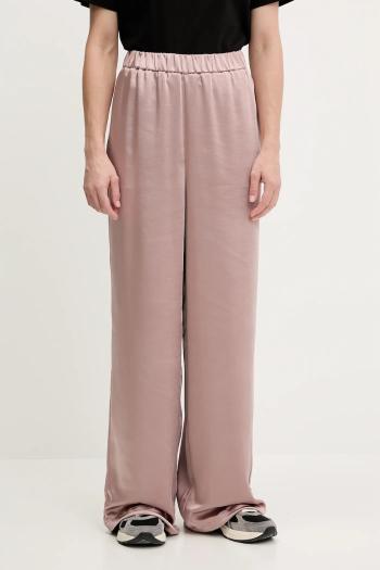 Nohavice EA7 Emporio Armani hnedá farba, jednofarebná, AF13256.7W000144