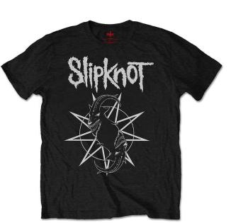 Slipknot Tričko Goat Star Logo Unisex Black L