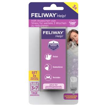 Economy szett: 3x340mg utántöltő patron Feliway® Help! Cat