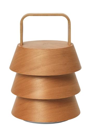 Bezdrôtová stolná lampa ferm LIVING Luver x Utzon béžová farba