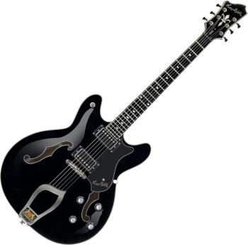 Hagstrom Viking Black Semiakustická gitara