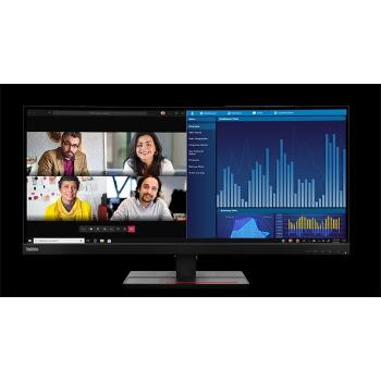 Lenovo monitor thinkvision p34w-20, ívelt, 34,14&quot; wqhd 3440x...